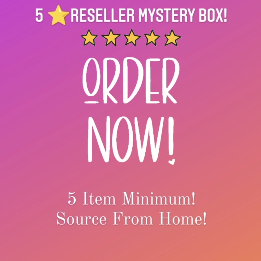 NEW items added!!! 5 🌟 Reseller Inventory Mystery Box!